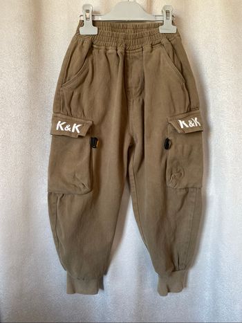 Pantacourt saroual kaki 12/14 ans K&K