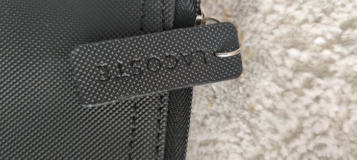 Sac à bandoulière Lacoste taille L noir - photo numéro 6