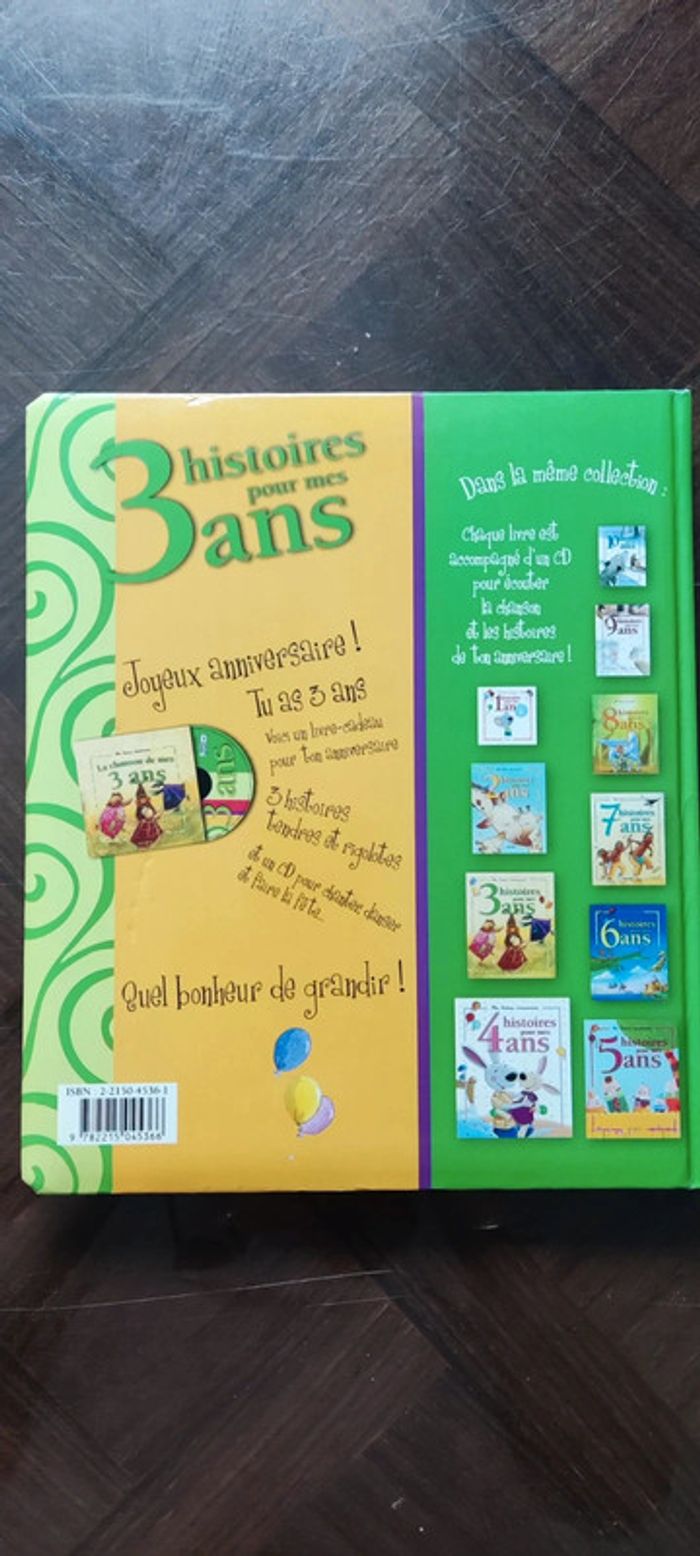 Livre avec CD 3 histoires pour mes 3 ans - photo numéro 4