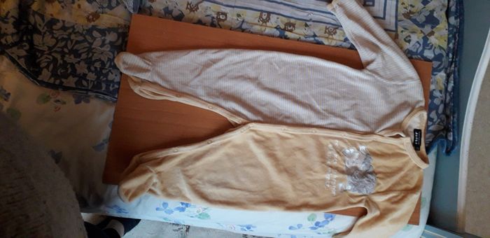 Pyjama jaune et gris "Verbaudet"