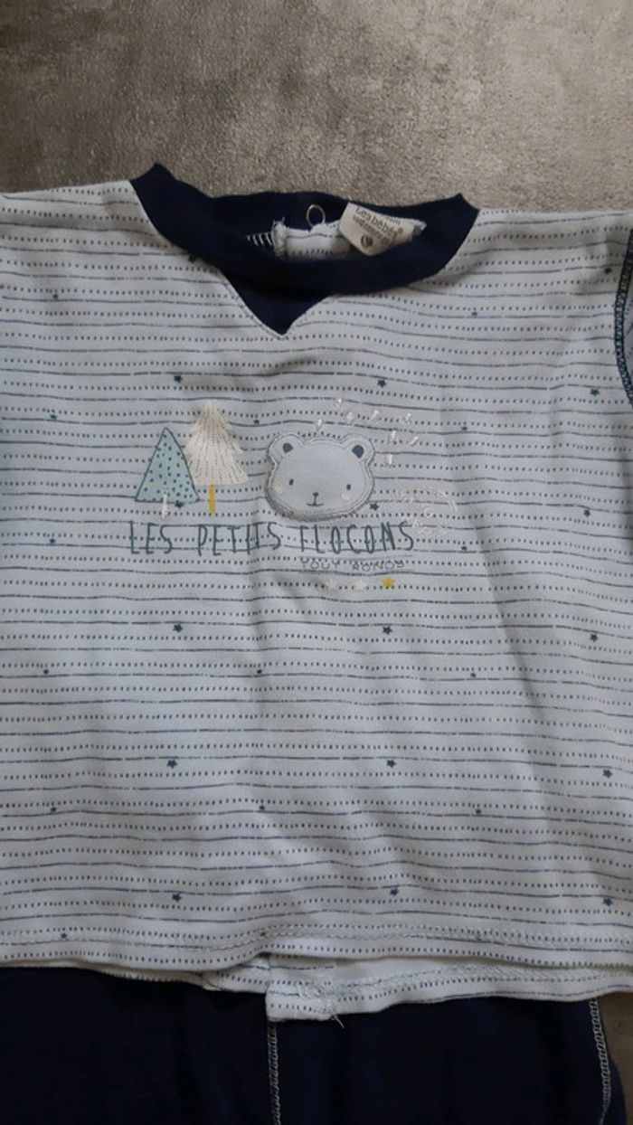 Pyjama t-shirt manche longue + pantalon garçon - photo numéro 2