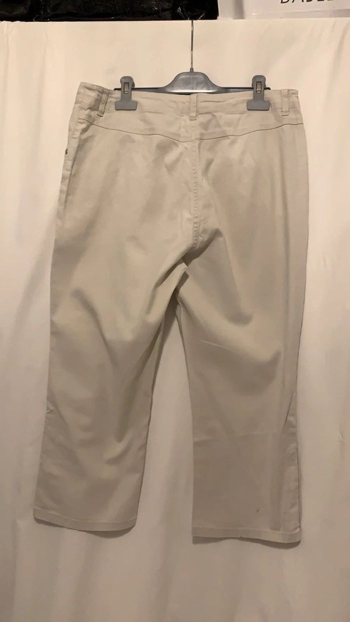 Pantacourt beige/ sable - photo numéro 4