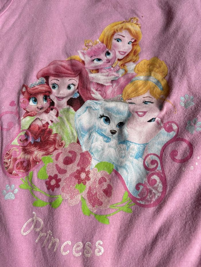 T-shirt fille, Disney, princesse - photo numéro 3