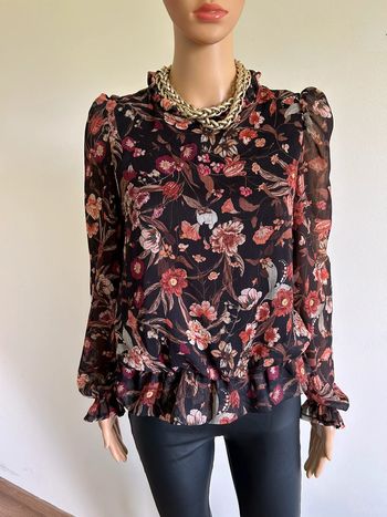 Blouse imprimée à manches longues LolaLiza taille 34 jamais portée