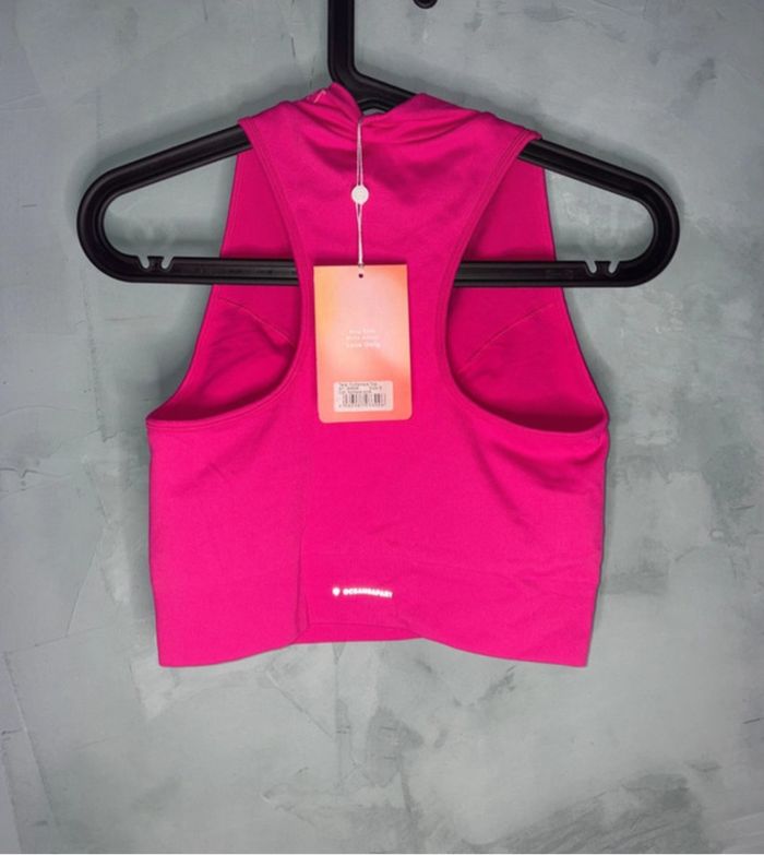 Top crop brassière de sport rose taille S Oceans Apart - photo numéro 2
