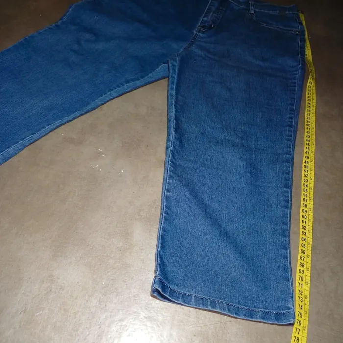Jeans pantacourts Carla Simoni - photo numéro 8
