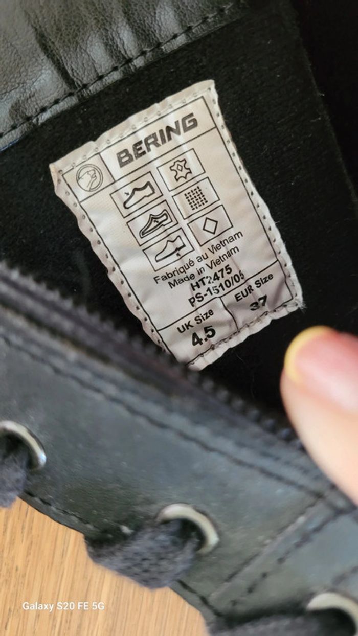 Bottine moto cuir - photo numéro 8