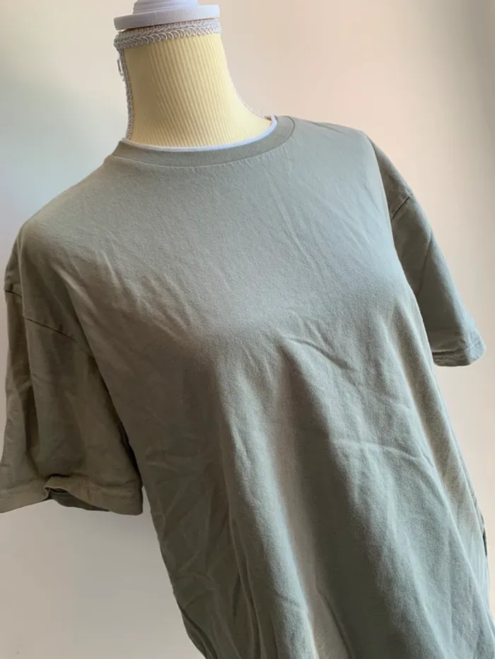 T-shirt kaki uni FSBN – Taille M - photo numéro 2