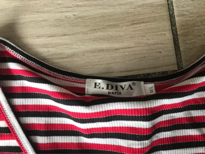 Haut rouge e.diva M/L - photo numéro 2