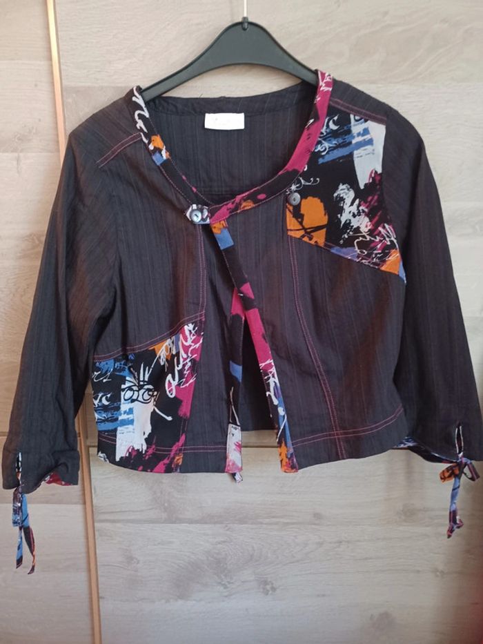 Superbe Robe 👗 avec veste boléro taille 48 neuf - photo numéro 2