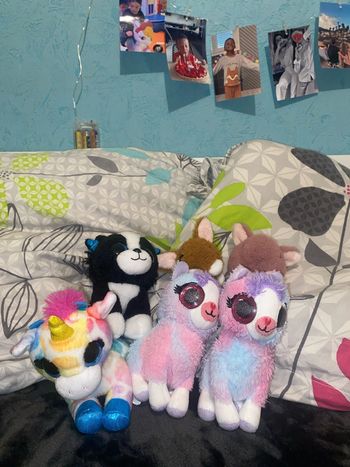 Lot de trois paires de doudous jumeaux/peluche pour jumelles