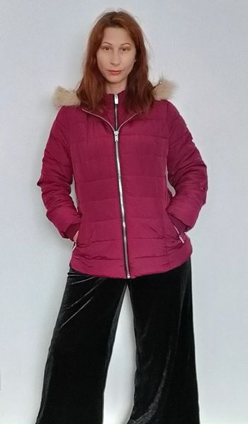 Doudoune à capuche fourrée 38