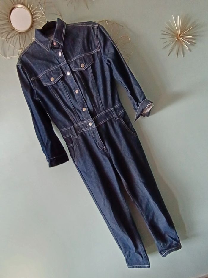 Combinaison jeans taille 34 - photo numéro 4