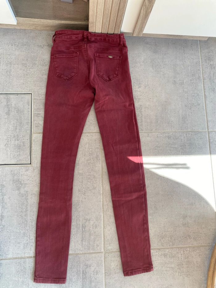 Pantalon garçon bordeaux taille 36 - photo numéro 7