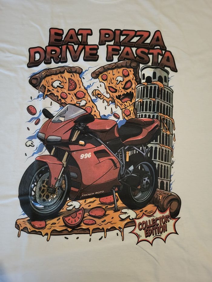 Serie limitée  Rare T-shirt à l effigie de la DUCATI 996 - photo numéro 4
