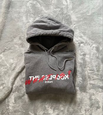 Sweat à Capuche The Kooples T.S Femme Unisexe Collection What Is Gris