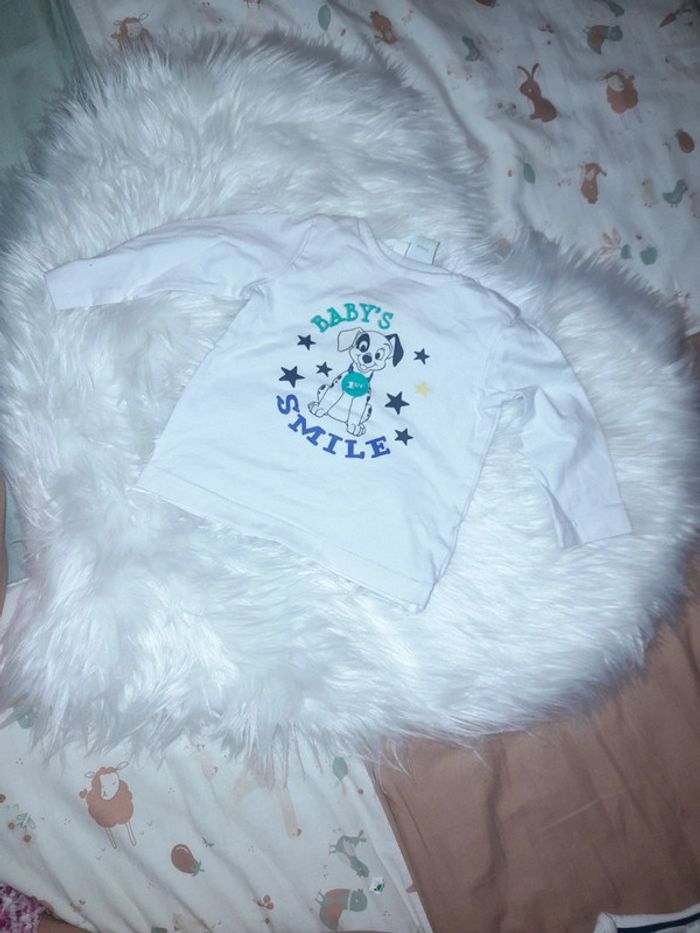 Tee shirt manche longue disney 6 mois