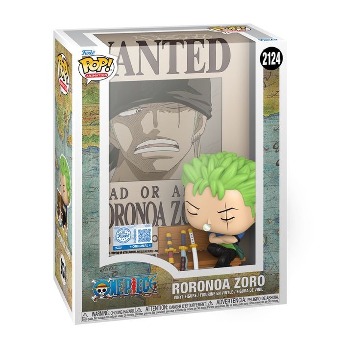 Funko Pop One Piece Roronoa Zoro Wanted Poster - photo numéro 3