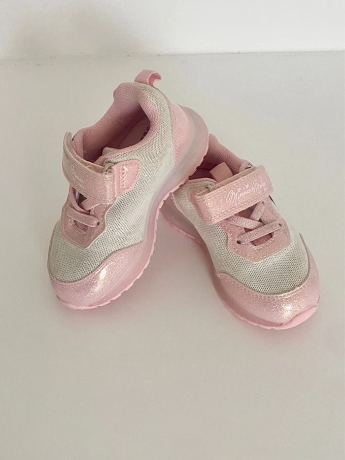 Baskets Minnie clignotantes TBE - photo numéro 2