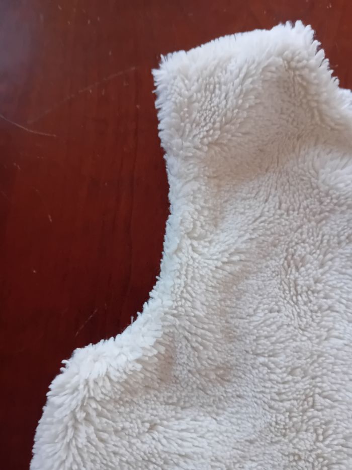 Veste  sans manche  en fausse fourrure  creme - photo numéro 4