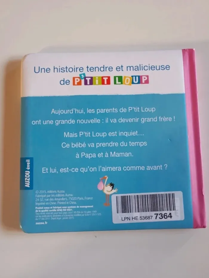 P'tit loup devient grand frère - photo numéro 2