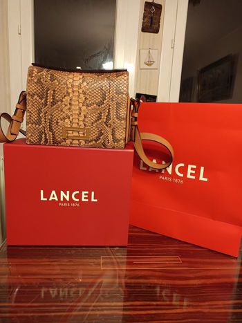 Sac Pia en cuir Python