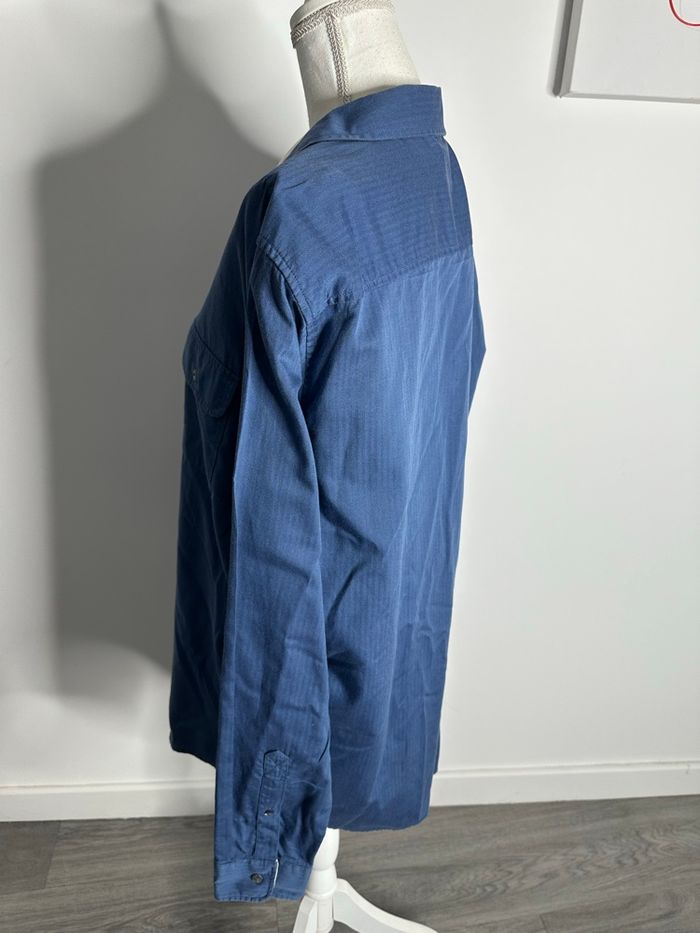 Chemise bleue à rayures Timberland TXL - photo numéro 4