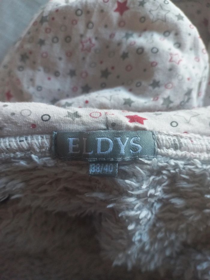 Gilet pyjama à capuche gris - photo numéro 5