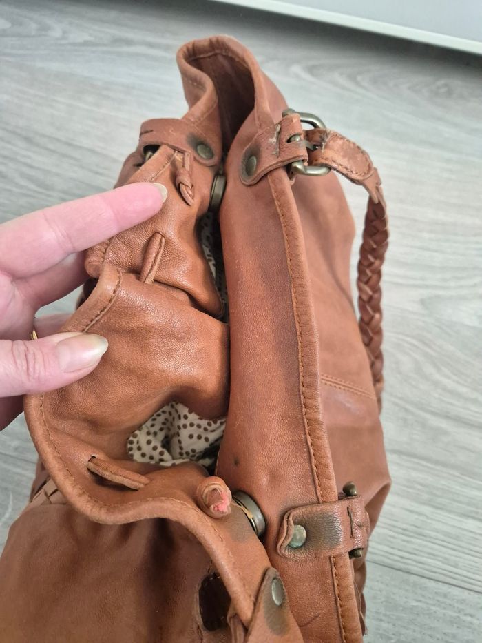 Sac à main en cuir Sessun - photo numéro 7