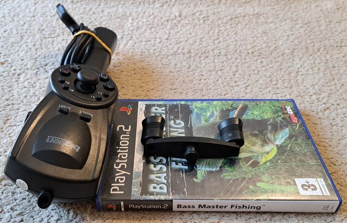 🎮 Bass Master Fishing + canne à pêche Bigben semi HS Sony PlayStation 2 PS2 - photo numéro 4