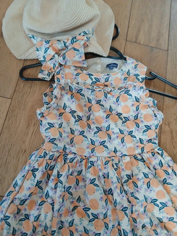 Tenue fille 5 ans robe et chapeau sergent major - photo numéro 2