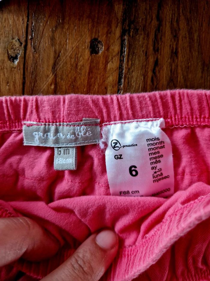 Robe motif liberty + bloomer 6 mois - photo numéro 4