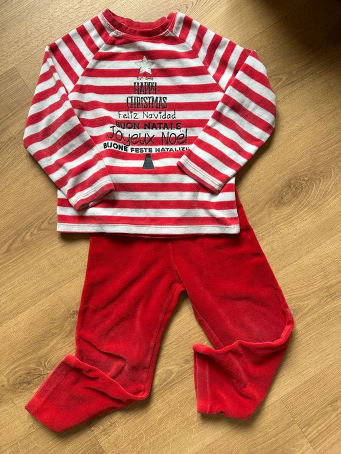Pyjama Noël 4 ans velours