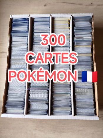 300 cartes Pokémon 