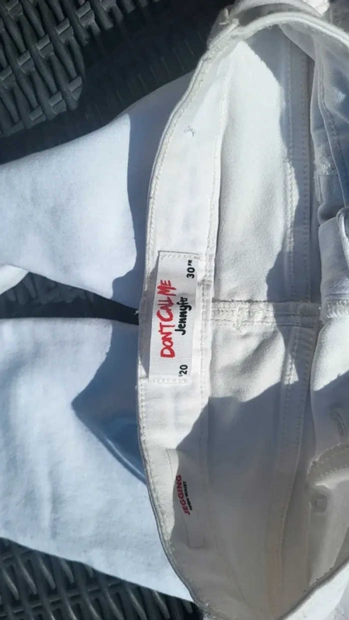 Jegging blanc jennyfer 30 - photo numéro 8