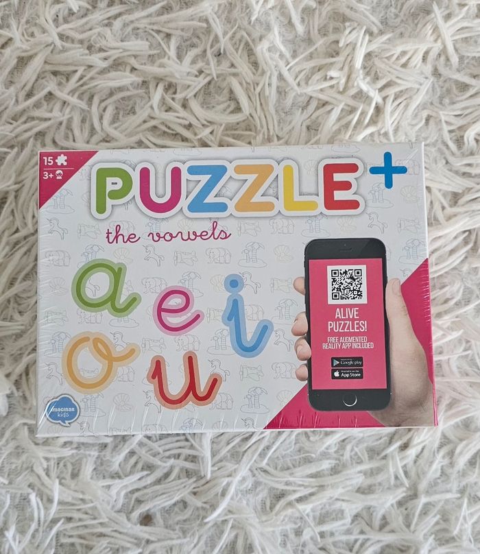 Puzzle des voyelles a partir de 3 ans Neuf