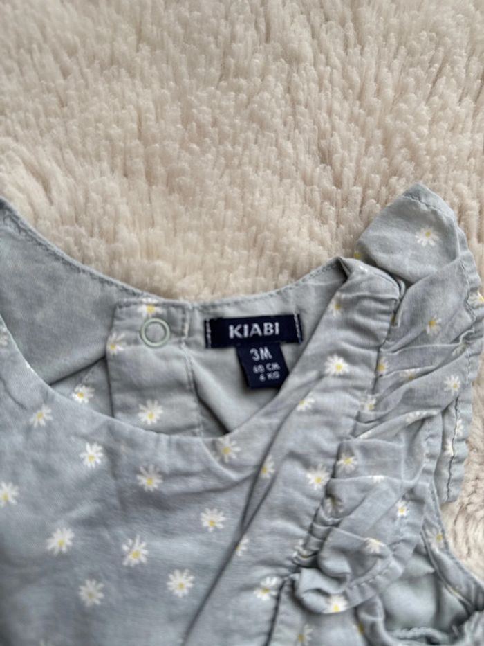 Ensemble robe bomber marguerite bleu kiabi 3 mois - photo numéro 3