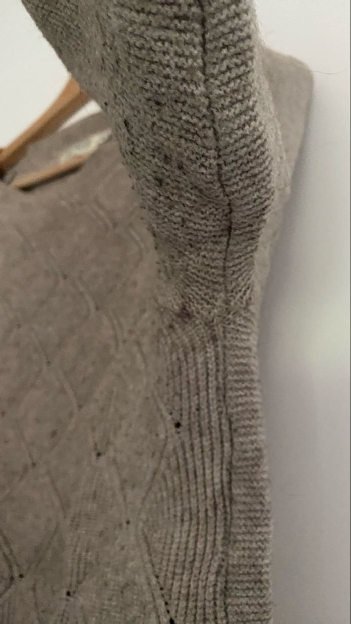 Pull col rond Imua beige - photo numéro 10