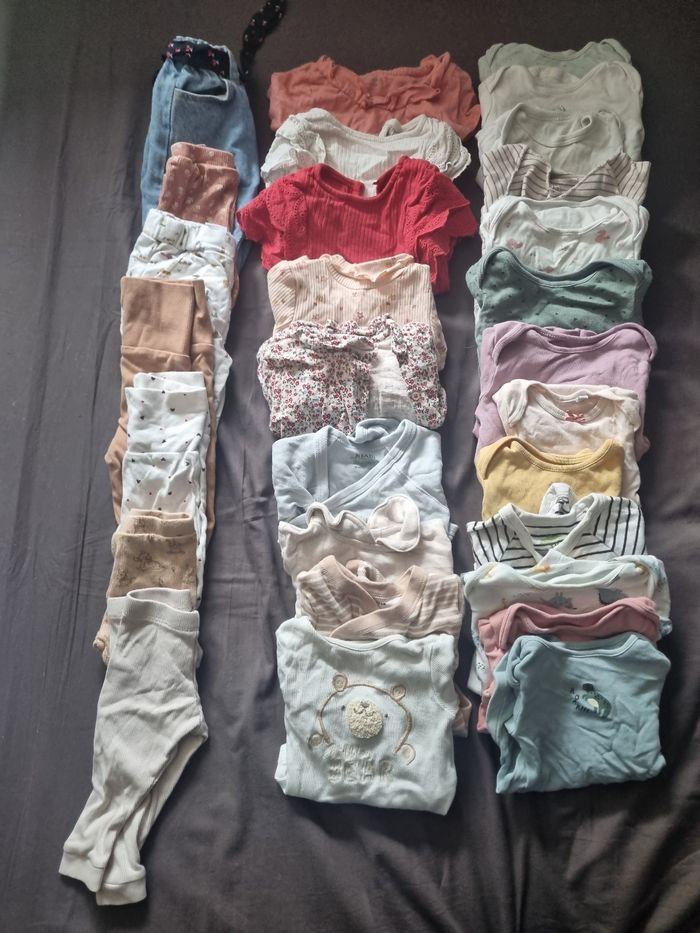 Lot vêtements bébé fille 3 mois - photo numéro 2