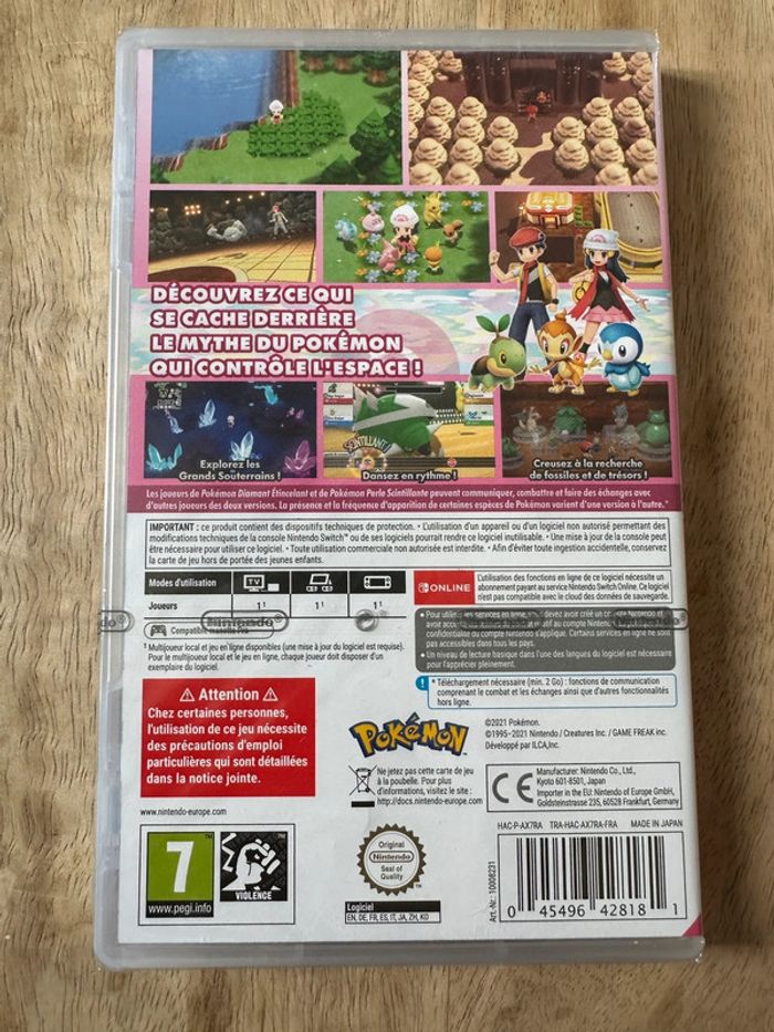 NEUF sous blister Jeu vidéo Nintendo Switch Pokémon Perle Scintillante - photo numéro 2