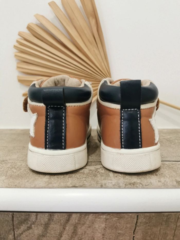 🌿Baskets montantes camel étoile taille 20 - photo numéro 4