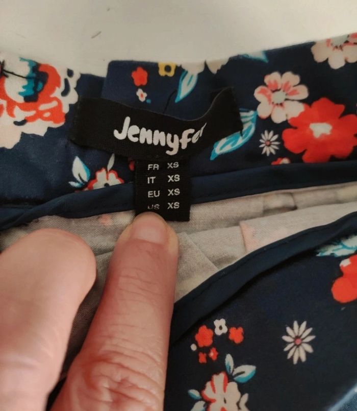 Jupe fleurie Jennyfer taille XS - photo numéro 8