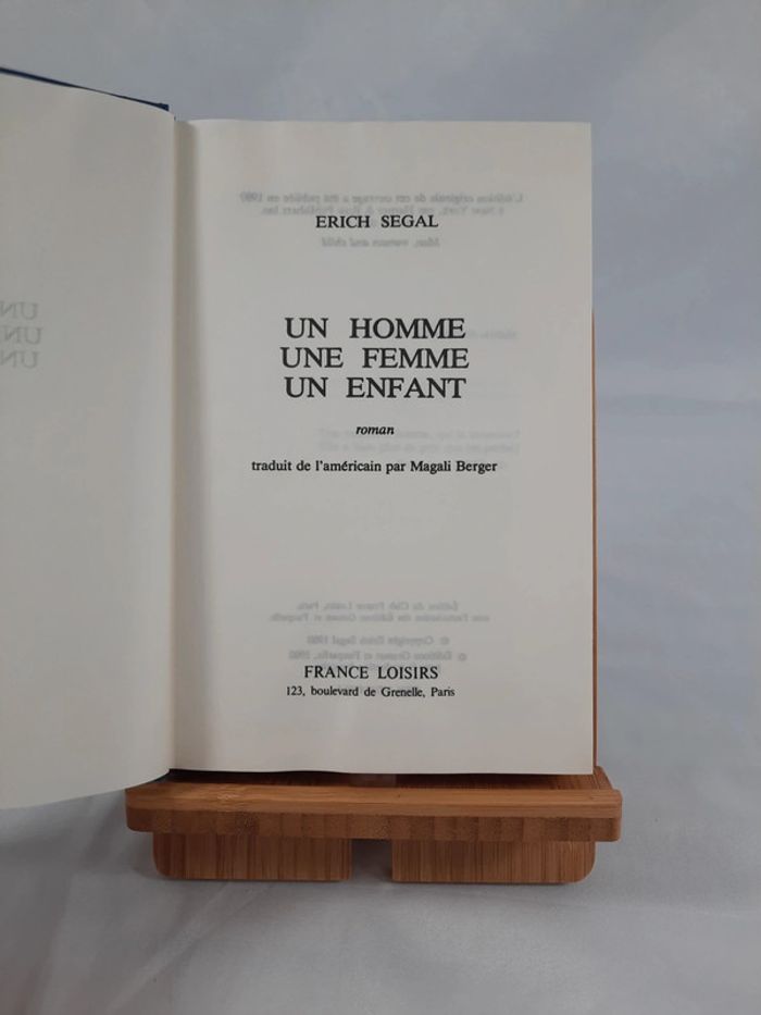 Erich Segal, un homme une femme un enfant,  C5