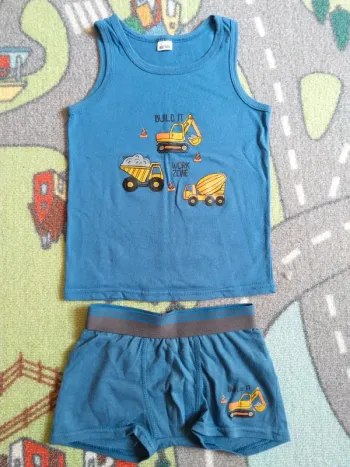 Ensemble maillot corps et boxer taille 2-4 ans, 98-104 cm