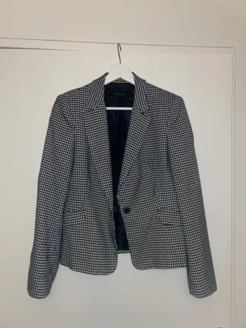 Blazer marine et blanc Zara M