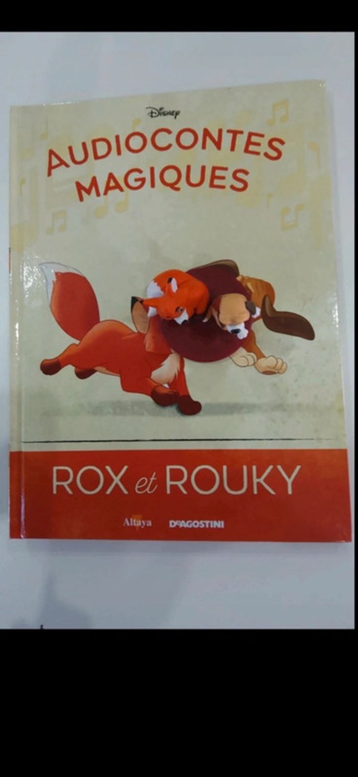 Num39 Livre et figurine collection audiocontes Magiques Altaya édition disney