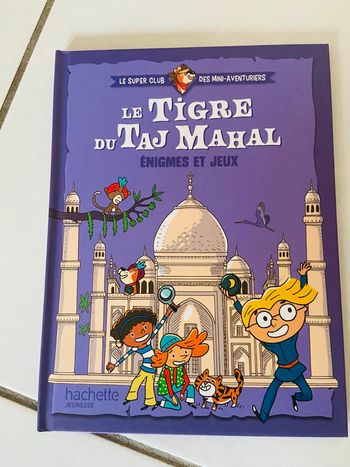 Livre le tigre du taj mahal bon etat 