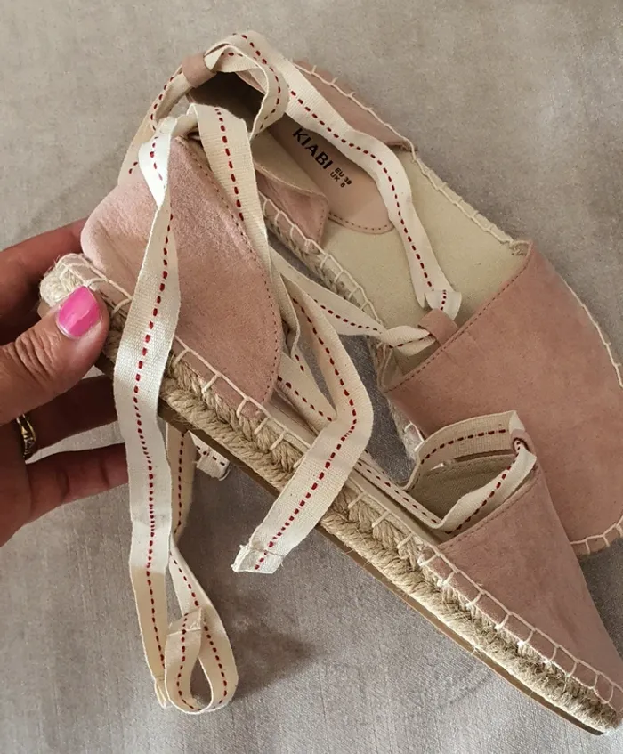 Espadrilles rose