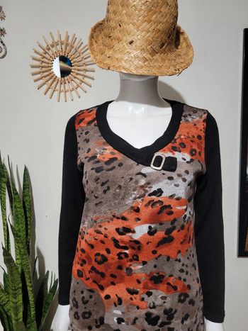Pull motif léopard