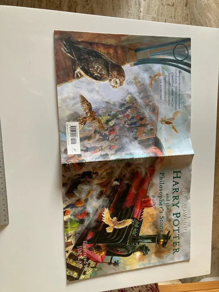 Couverture livre, Harry Potter et la pierre philosophale